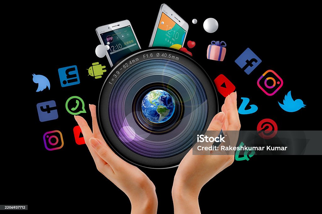 Free photo social media marketing concept for marketing